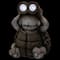 11.5" Turtle with Binoculars Outdoor Solar Lighted Garden Statue